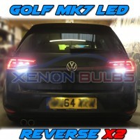 Golf MK7 LED Reverse Lights White CANBUS ERROR FREE BaY9S..